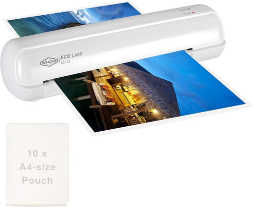 A4 Laminator Machine 75–125 Mic Thermal Fast Seal Jam Release Auto Shut Off
