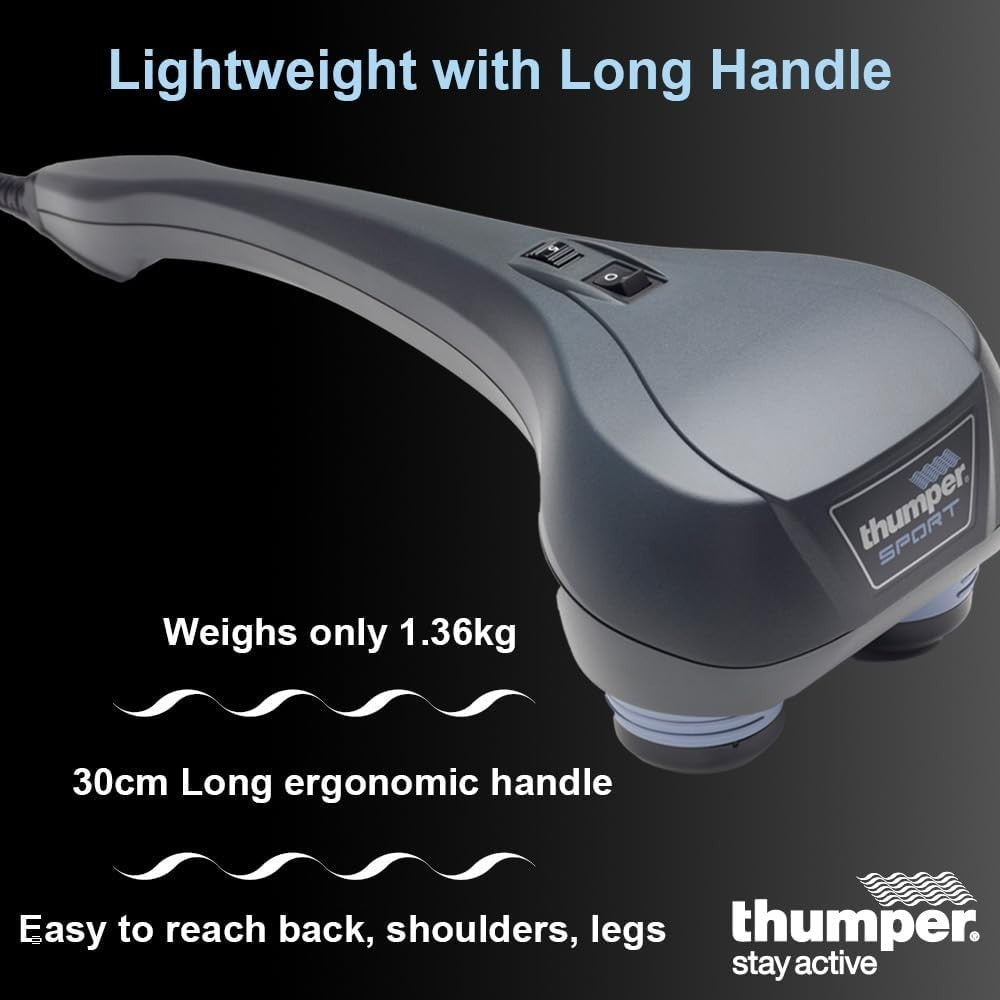 Deep Tissue Percussion Massager for Muscle Pain Back Shoulders Legs Arms