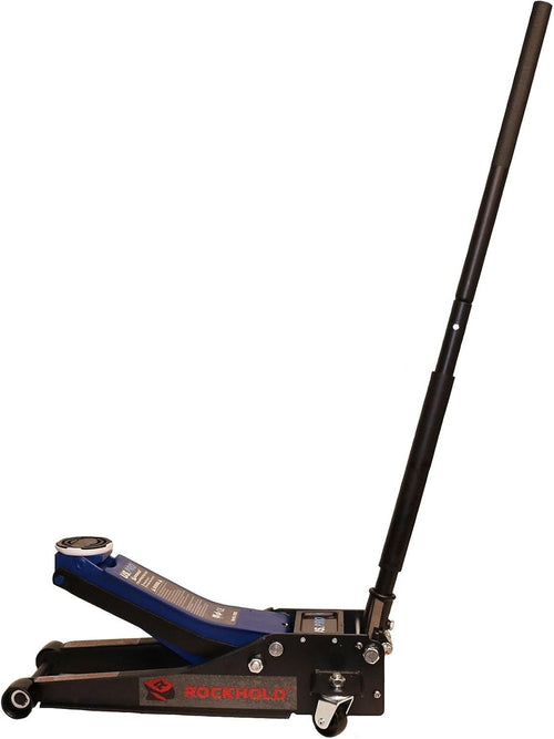 3 Ton Low Profile Trolley Jack Twin Piston Quick Lift 75–500mm Heavy Duty