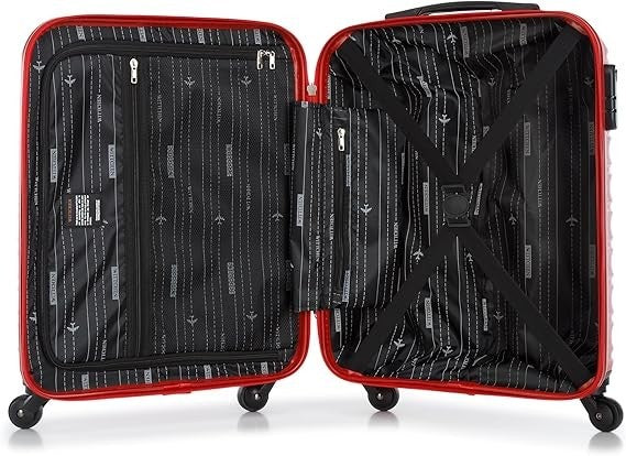 Cabin Carry On Suitcase Lightweight 4 Wheel Hard Case Lock