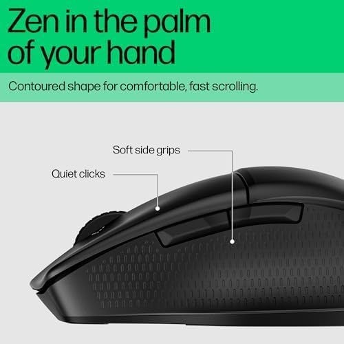 Bluetooth Comfort Mouse Multi-Device Silent Clicks 6 Buttons 4000 DPI Ergonomic