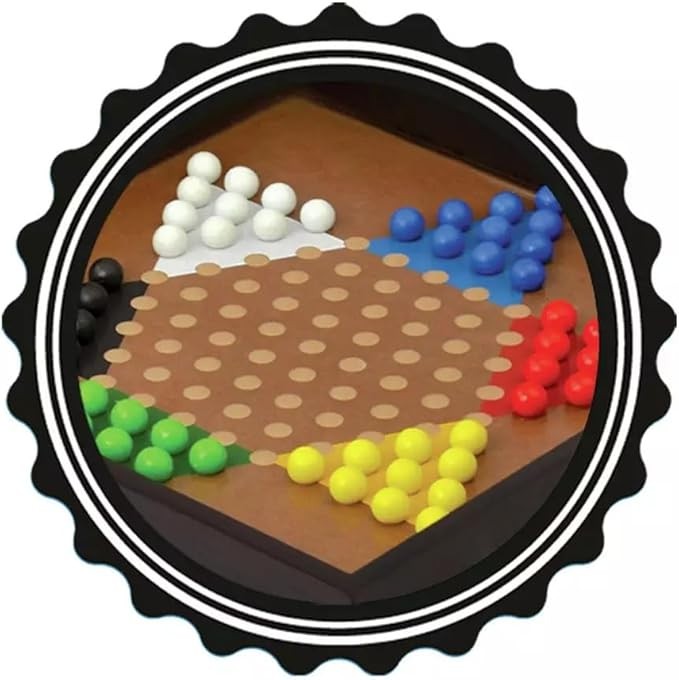 Luxury 10-in-1 Wooden Board Game Set with Chess, Checkers & Storage Drawers
