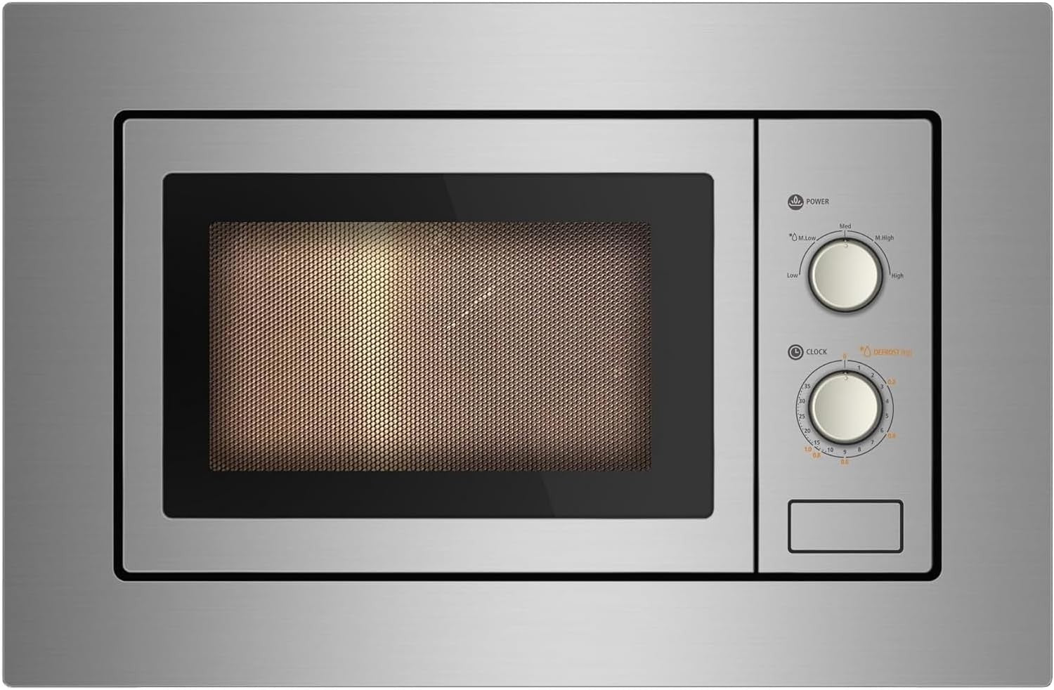 Cookology 17L Built-in Microwave Stainless Steel Integrated Frame Trim