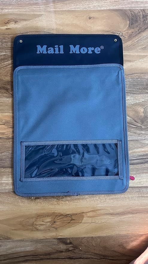Letter Box Catcher Zip Pocket | Draft Excluder | Secure Mail Holder for Doors