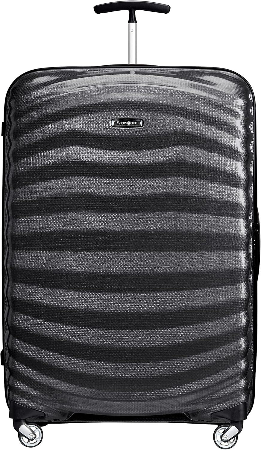 Large Lightweight Hard Shell Spinner Suitcase Shock Resistant 75cm 99L Black