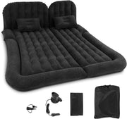 Inflatable Car Air Mattress 174×126CM PVC Flocking Travel Bed