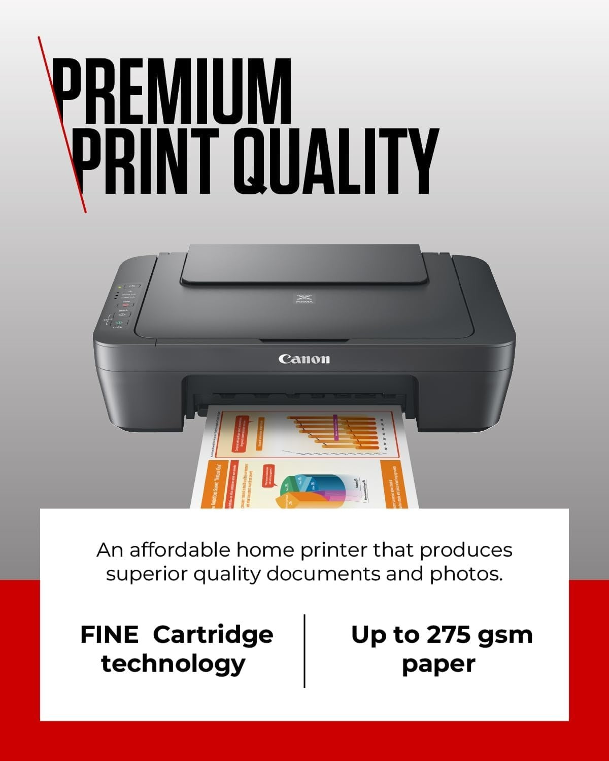 USB Colour Inkjet All-in-One Printer A4 Auto Power On