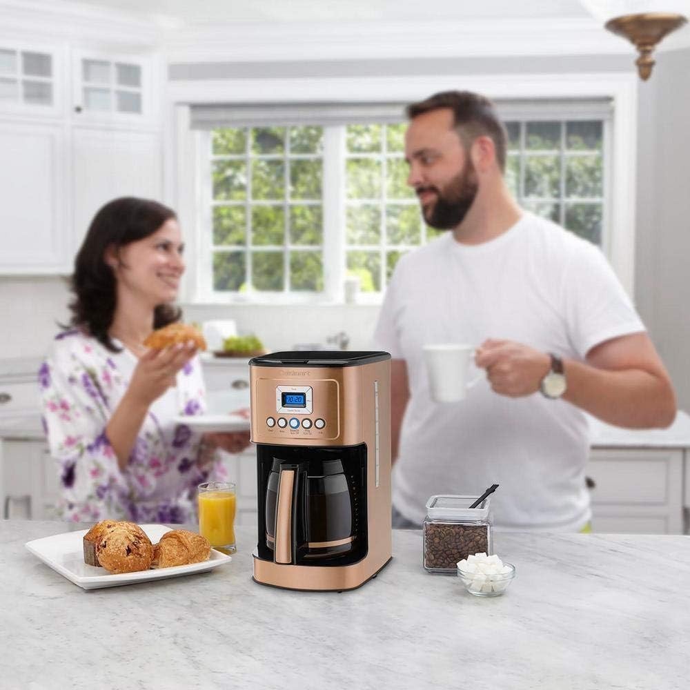 14 Cup Programmable Coffee Maker | Hotter Brew Tech | Bold Strength | Copper