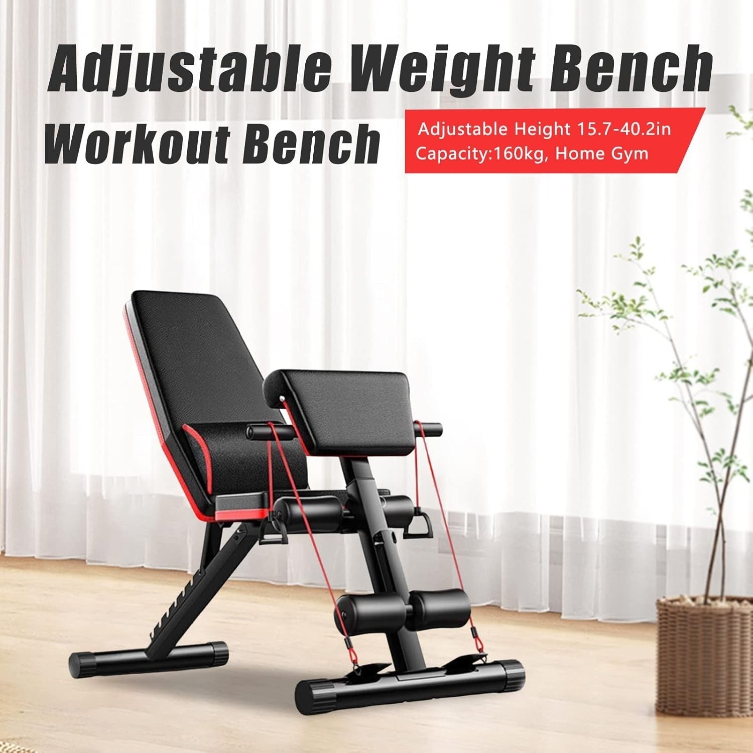Adjustable Folding Weight Bench 7 Position Home Gym Sit Up Press