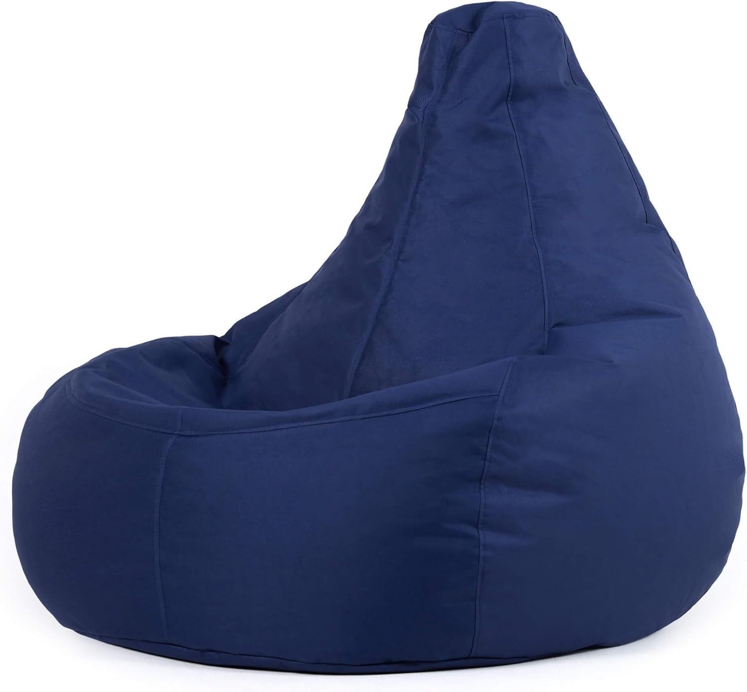 Waterproof Recliner Bean Bag Chair Navy Blue Indoor Outdoor Gaming Seat