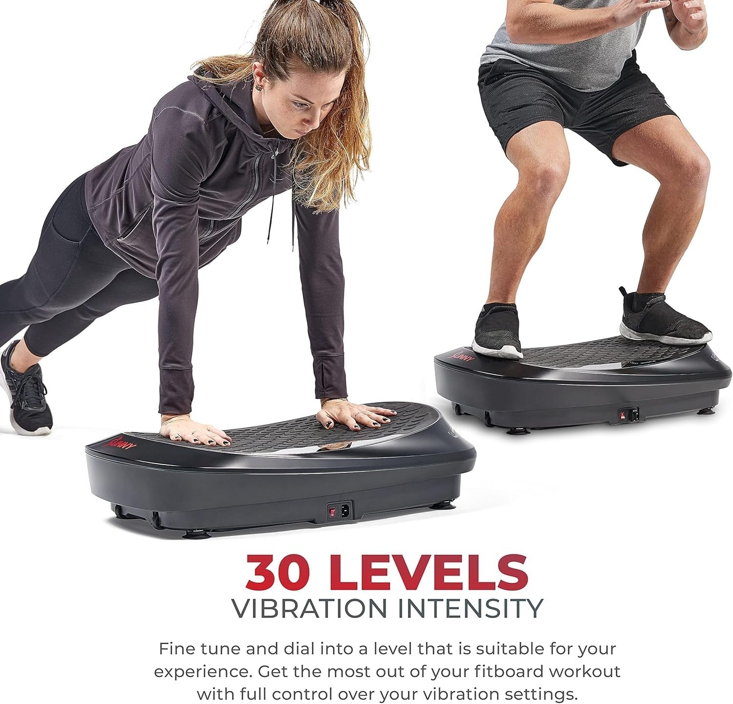 4D Vibration Plate Exercise Platform 30 Speeds Full Body Wellness