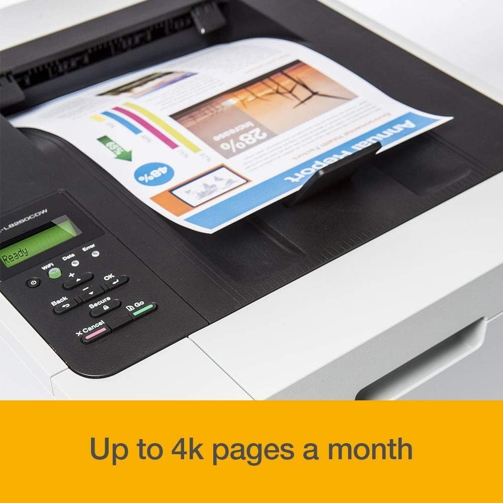 Wireless A4 Colour Laser Printer 2-Sided High-Speed Office Printer