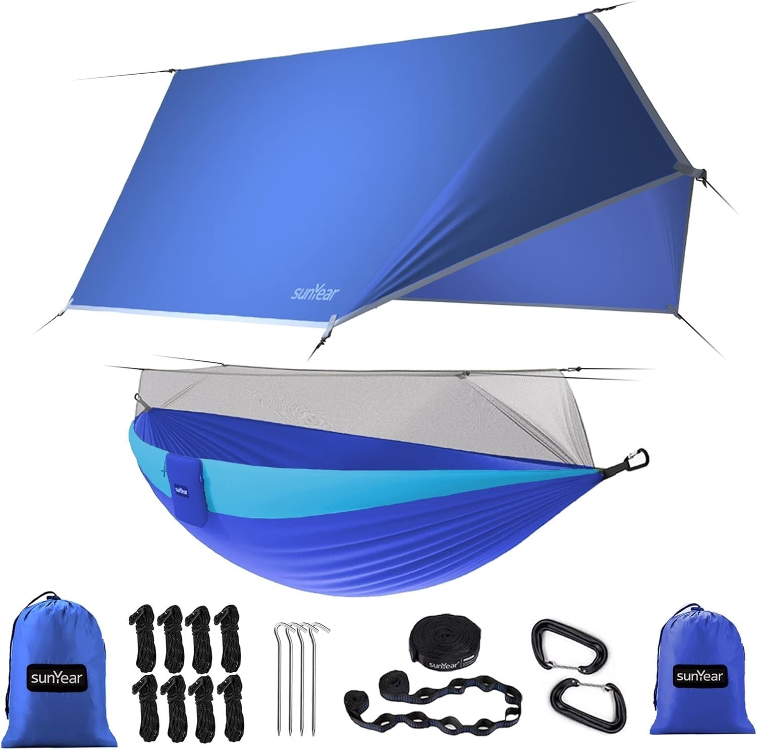 Camping Hammock Tent with Rain Fly | Double Outdoor Hammock