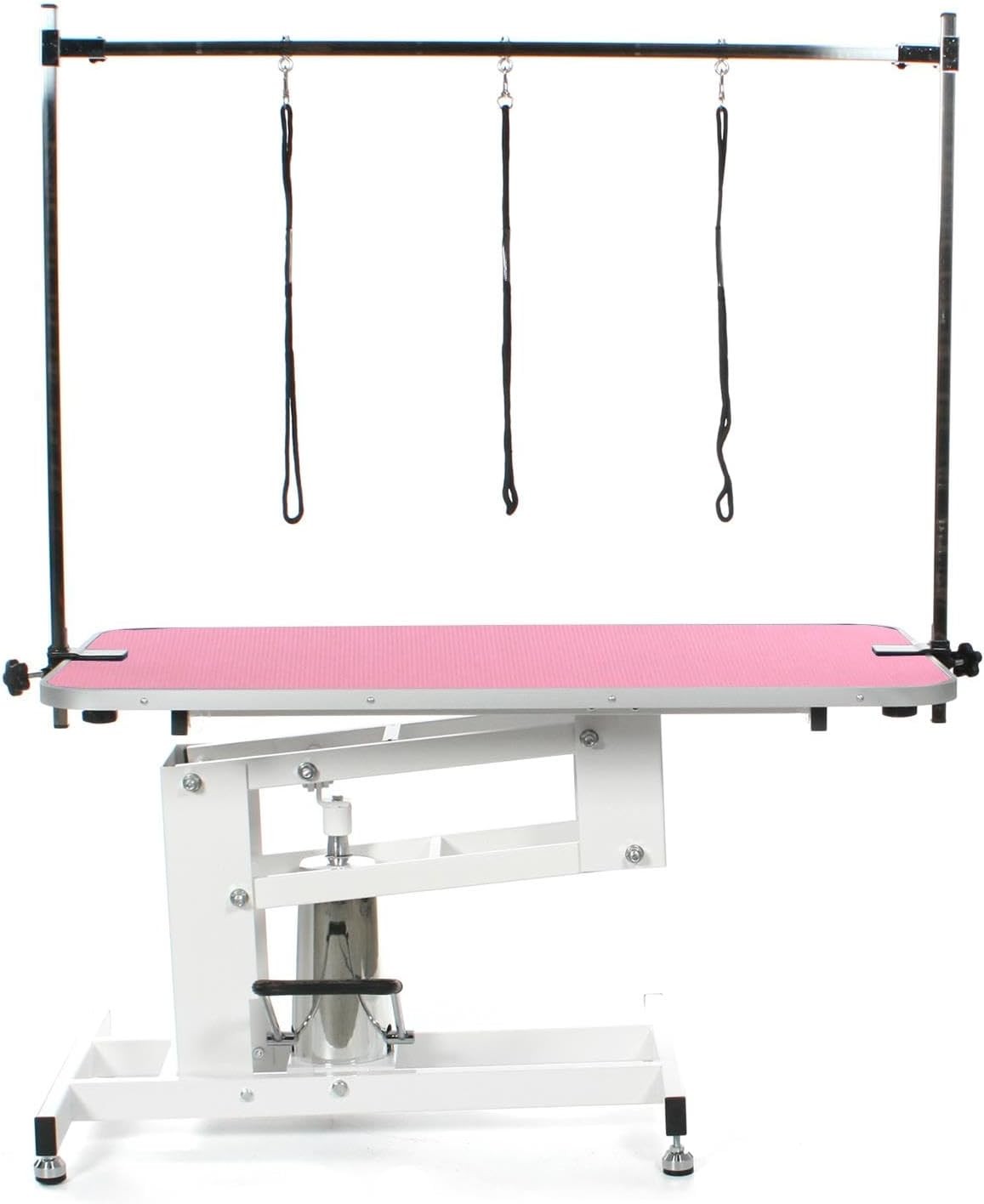 Hydraulic Dog Grooming Table Heavy Duty Lift H Bar Large Dogs 120kg