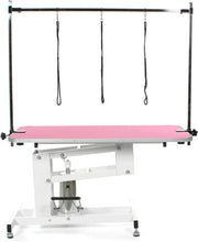 Hydraulic Dog Grooming Table Heavy Duty Lift H Bar Large Dogs 120kg