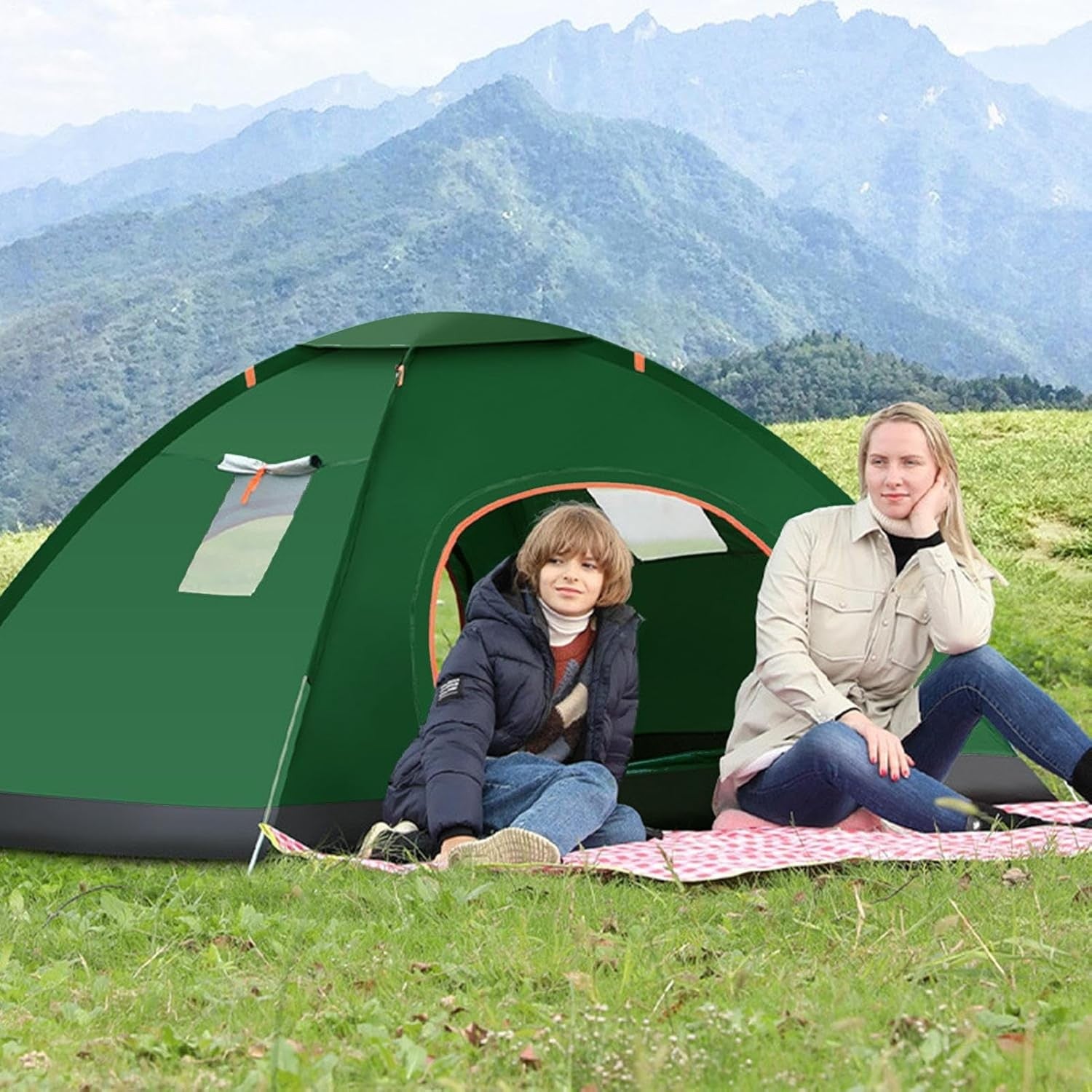 2 Person Pop Up Camping Tent Waterproof Lightweight Dome