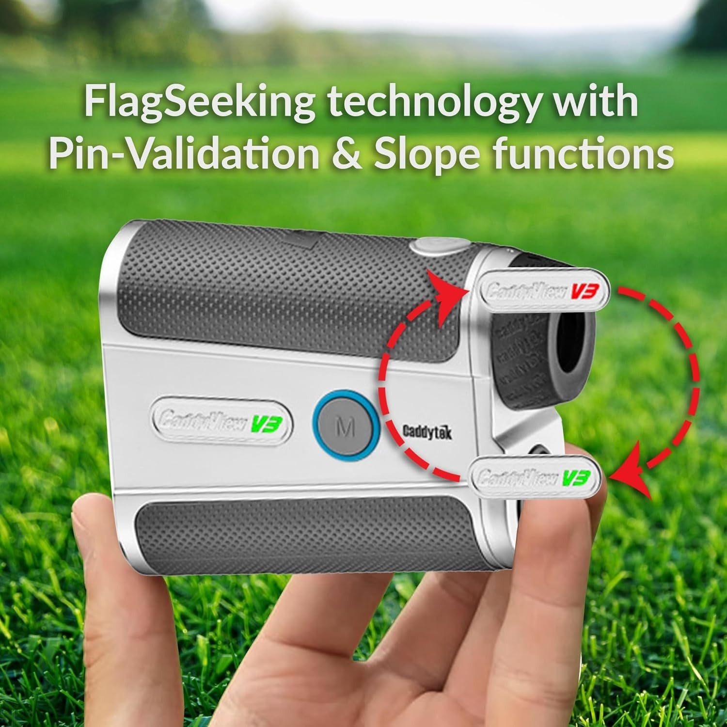 Golf Laser Rangefinder Slope Pin Lock Validation 800Y Magnet 6X