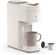 Single Serve Coffee Maker Pod Compatible Auto Shut Off Compact 12oz Brewer
