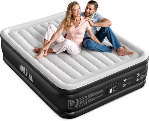 King Size Inflatable Air Mattress Built In Electric Pump 40cm High