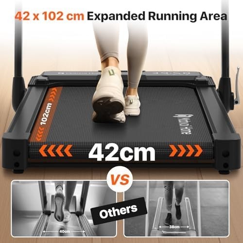 Foldable Smart Treadmill 3-in-1 Walking Pad Home Office 12KM/H 120KG