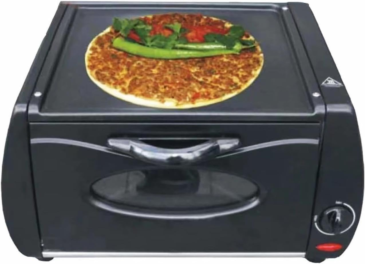 14L Electric Breakfast Maker 2100W | Toaster Oven & Non-Stick Crepe Unit