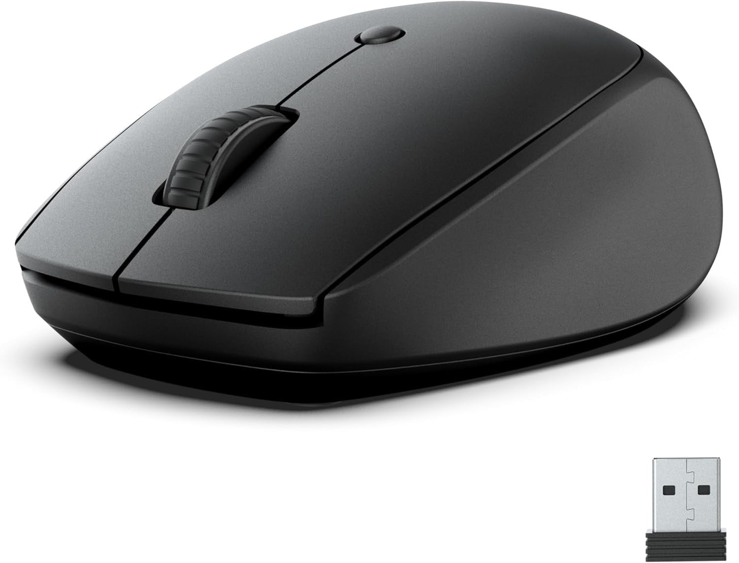 Wireless Bluetooth Mouse Tri-Mode Silent Ergonomic USB Dongle