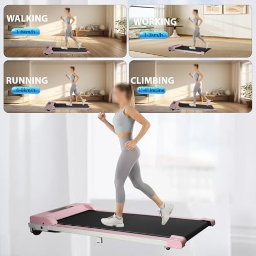 Under Desk Walking Treadmill – Incline, Remote & App Controlled