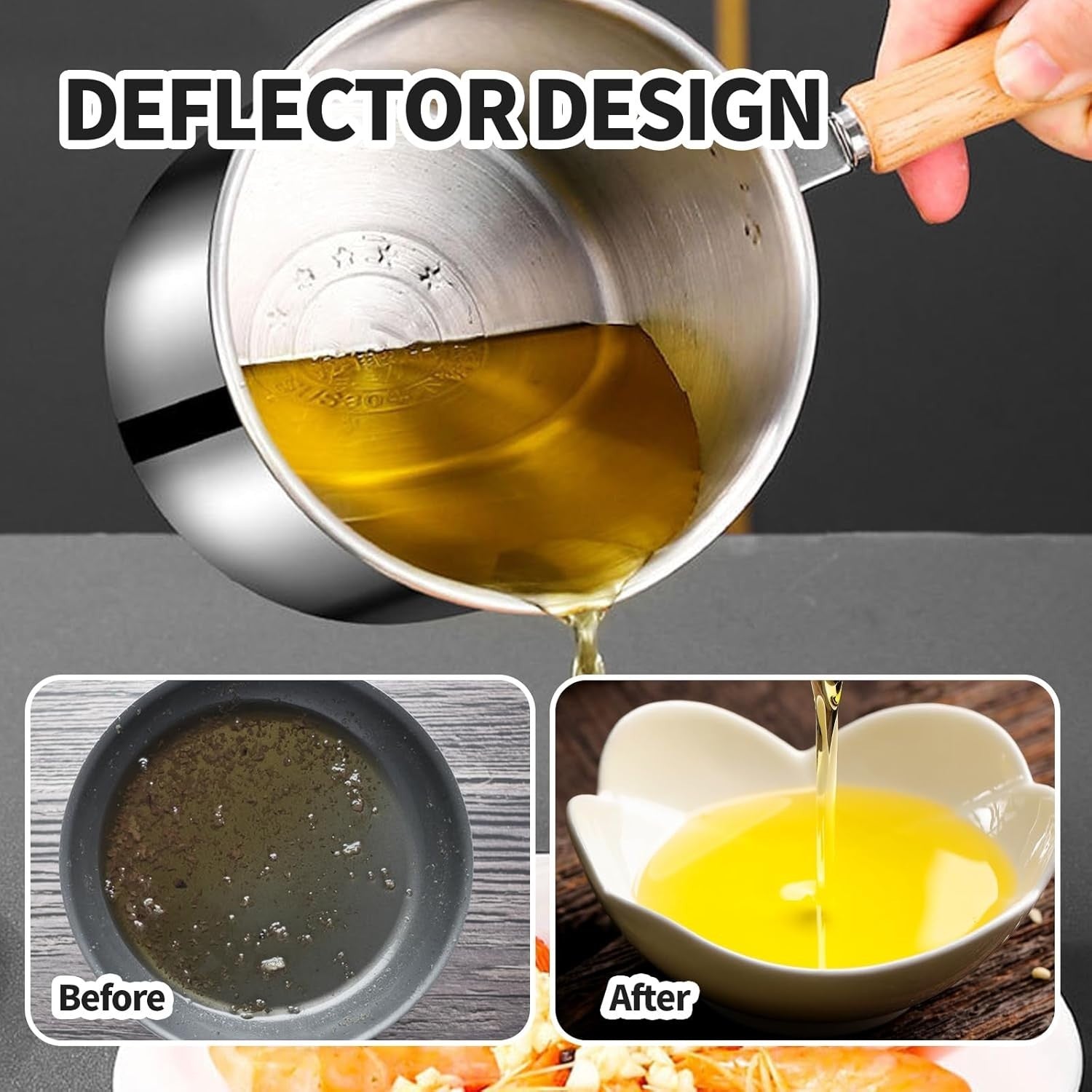 304 Stainless Steel Deep Fat Fryer Pot Set With Basket Lid Steamer