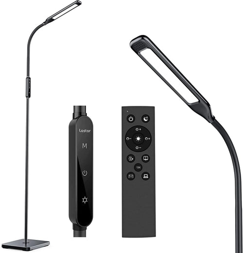 LED Floor Lamp Remote Control Dimmable Reading Light Adjustable Standing Lamp