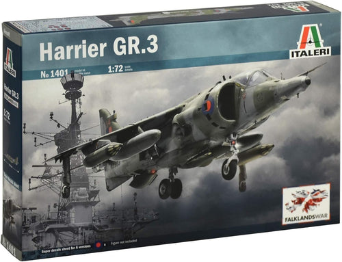 Harrier GR.3 1:72 Scale Detailed Military Jet Model Kit Adult Collector