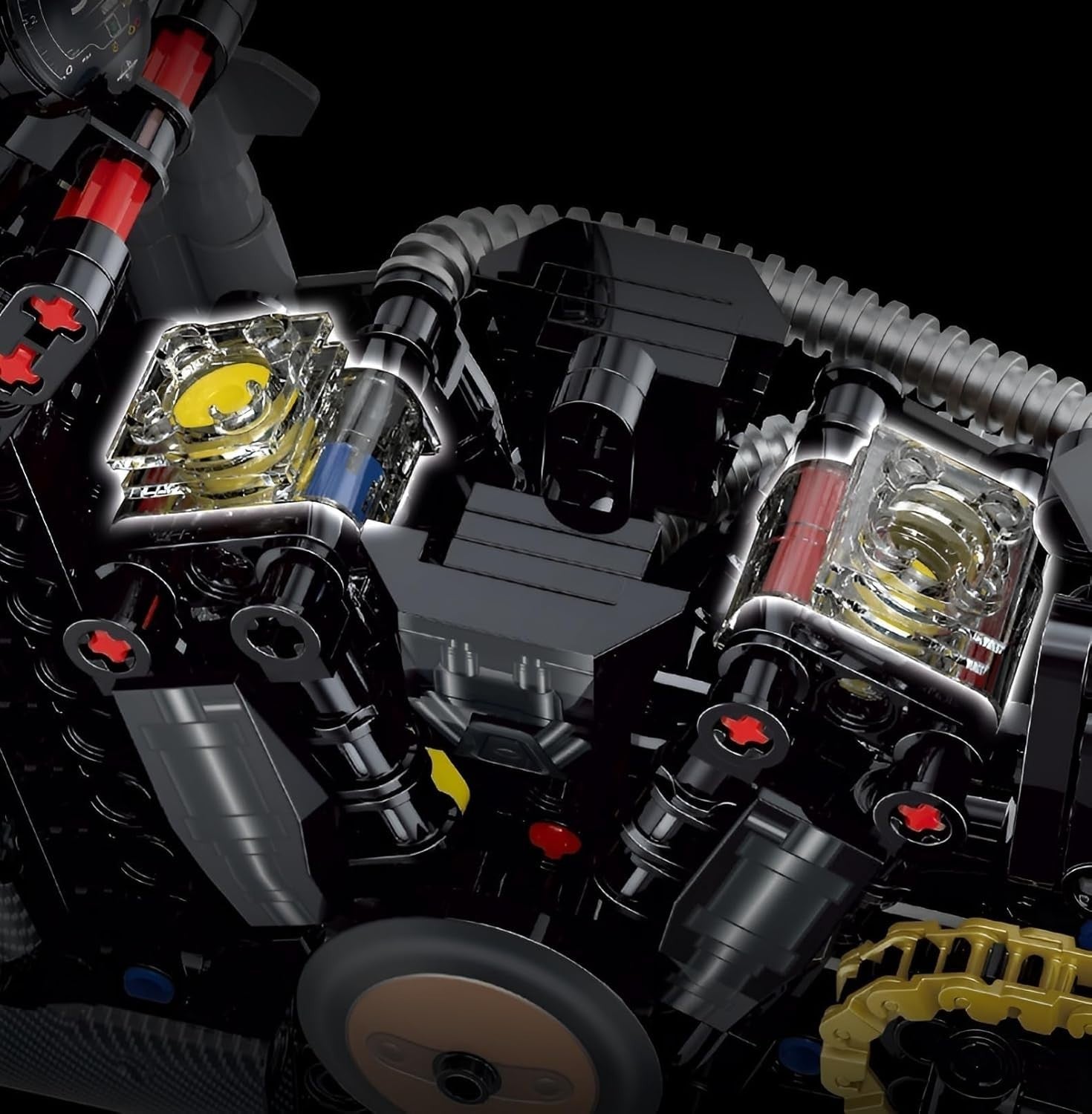 Motorcycle Building Block Toy Set 634 PCS STEM Model Kids Gift