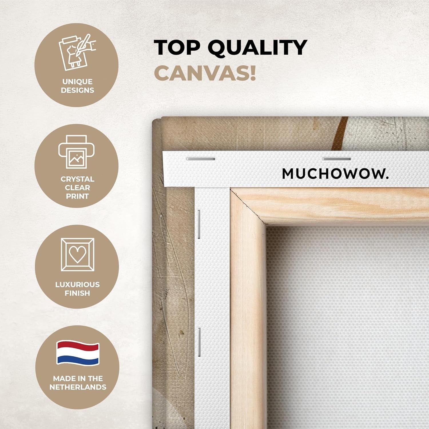 MuchoWow© Canvas Wall Art Work 20"x28" / 50x70 cm Room Decor Painting Wallfiller