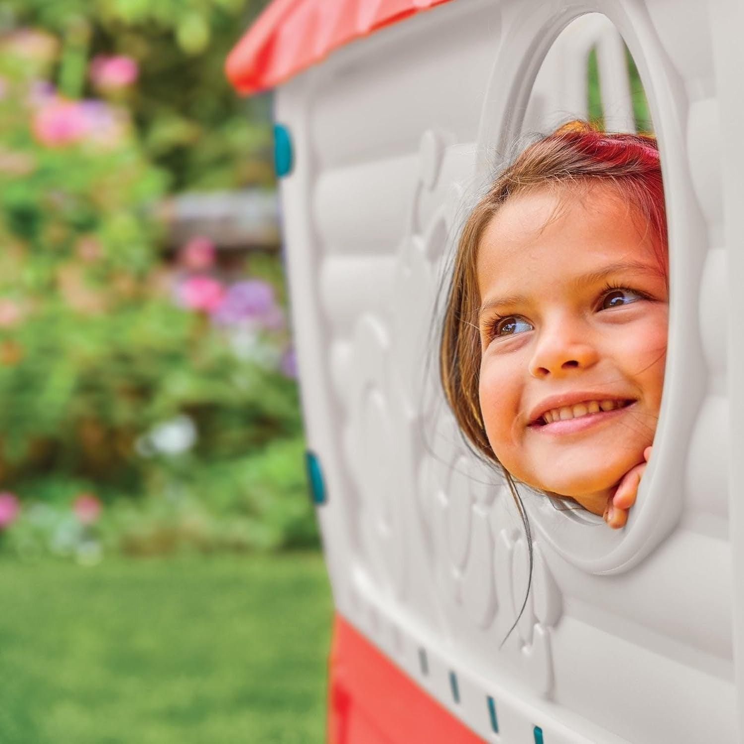 Kids Plastic Playhouse Indoor Outdoor Garden House UV Resistant Age 2+