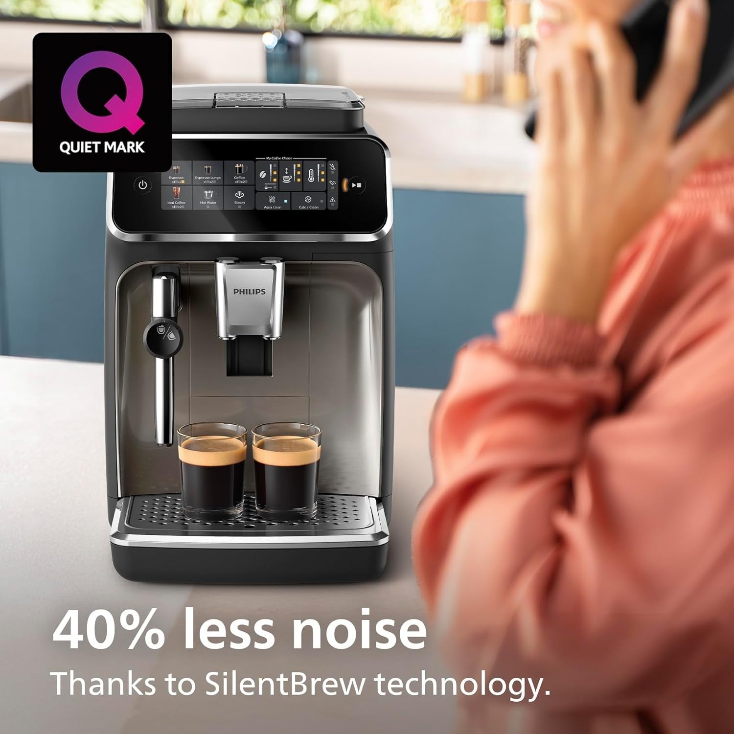Automatic Bean to Cup Coffee Machine | 5 Hot & Iced Drinks