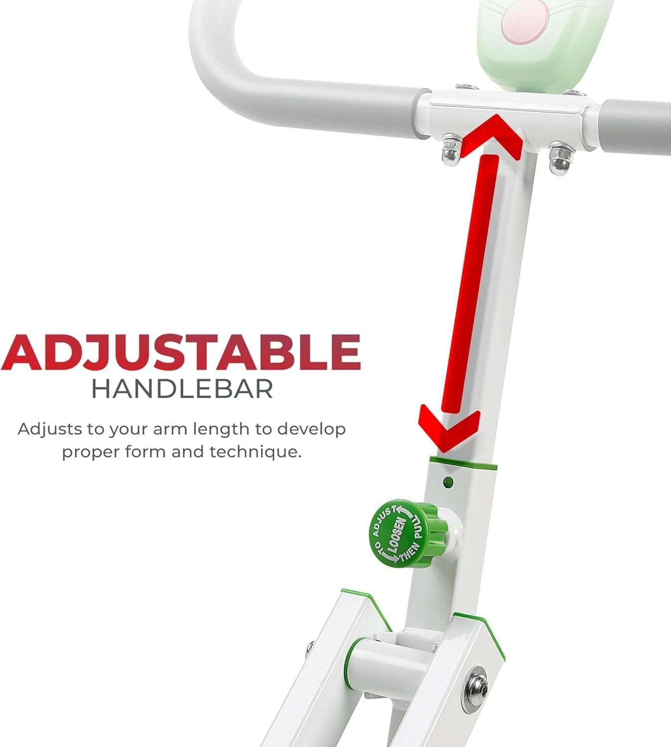 Row-N-Ride Squat Assist Trainer Foldable Home Leg Glute Machine LCD 150KG