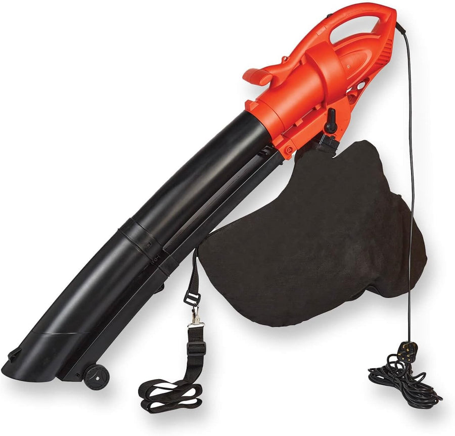 3200W Electric Leaf Blower Vacuum Mulcher 3-in-1 35L Bag High Power