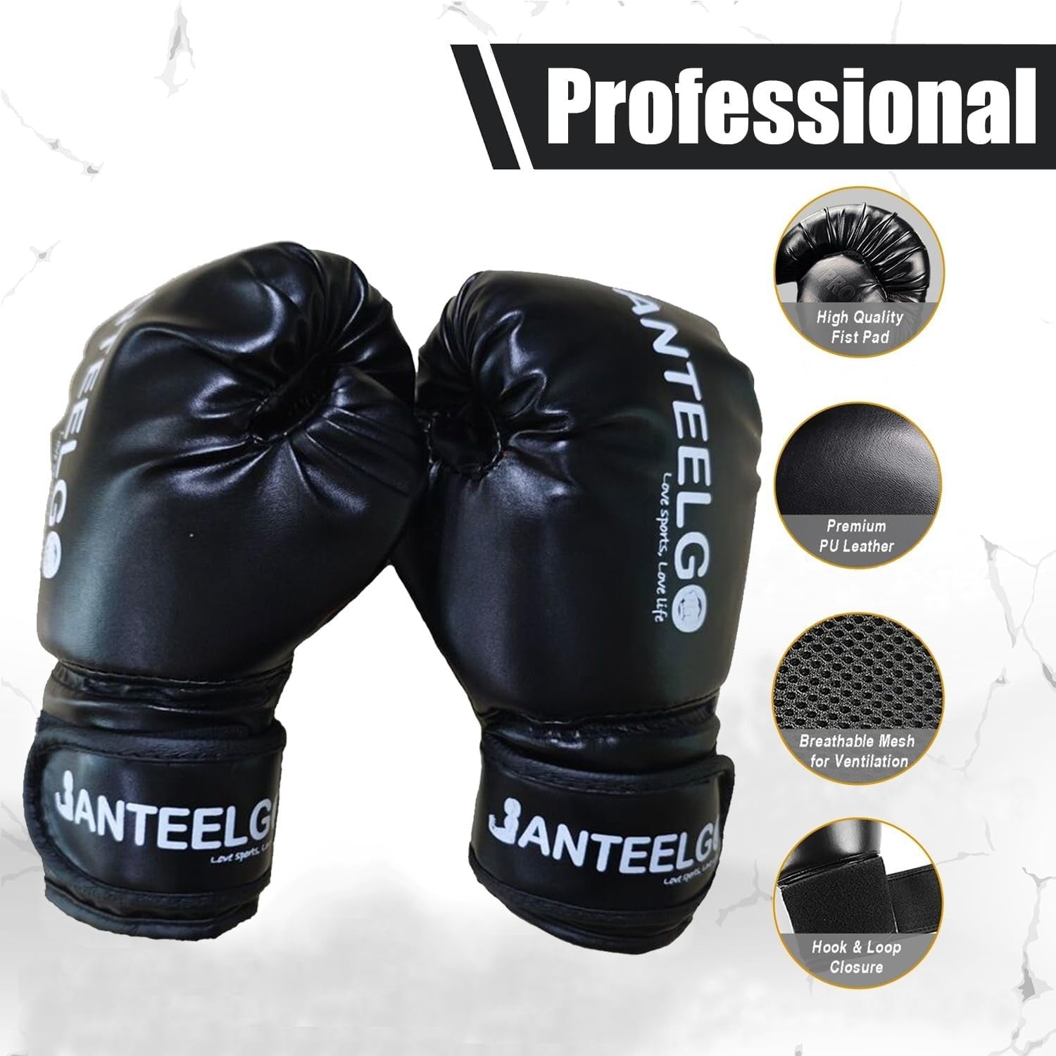 Kids Inflatable Punching Bag 59" Boxing Karate Training Set