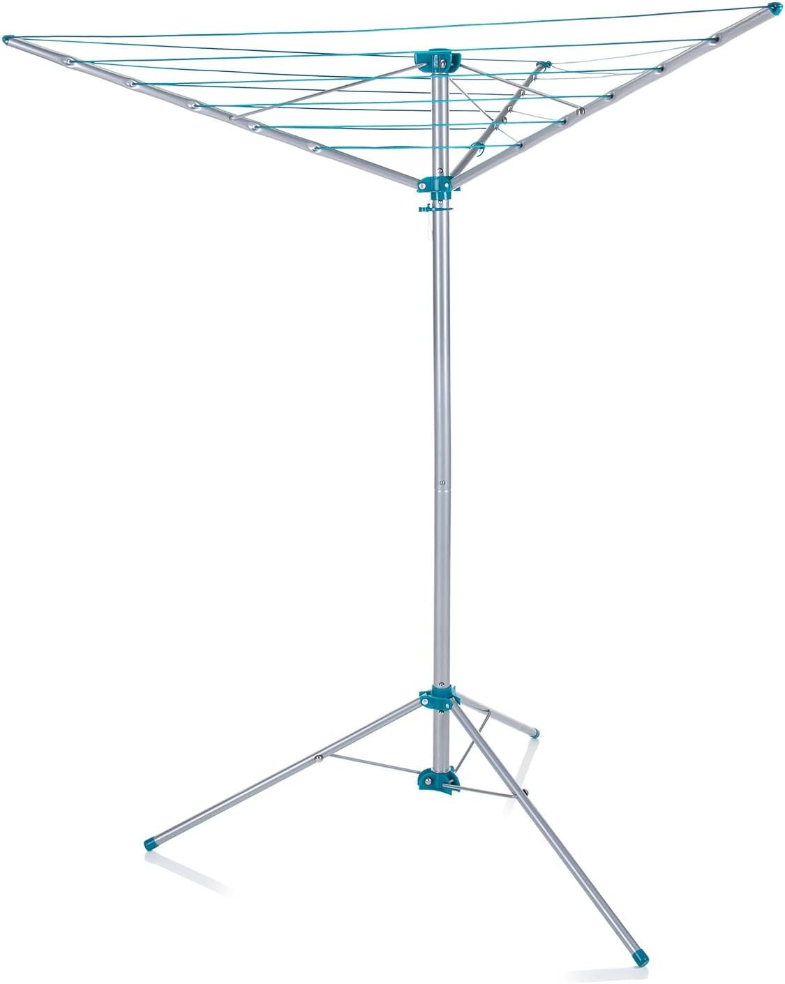 Freestanding Rotary Clothes Airer Portable Washing Line Indoor Outdoor