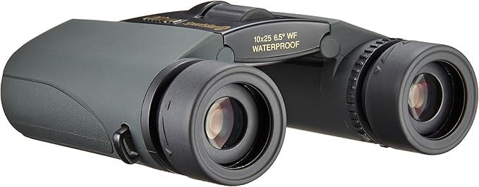 10x25 Waterproof Compact Binoculars | Bright Clear View | Pocket Travel Optics