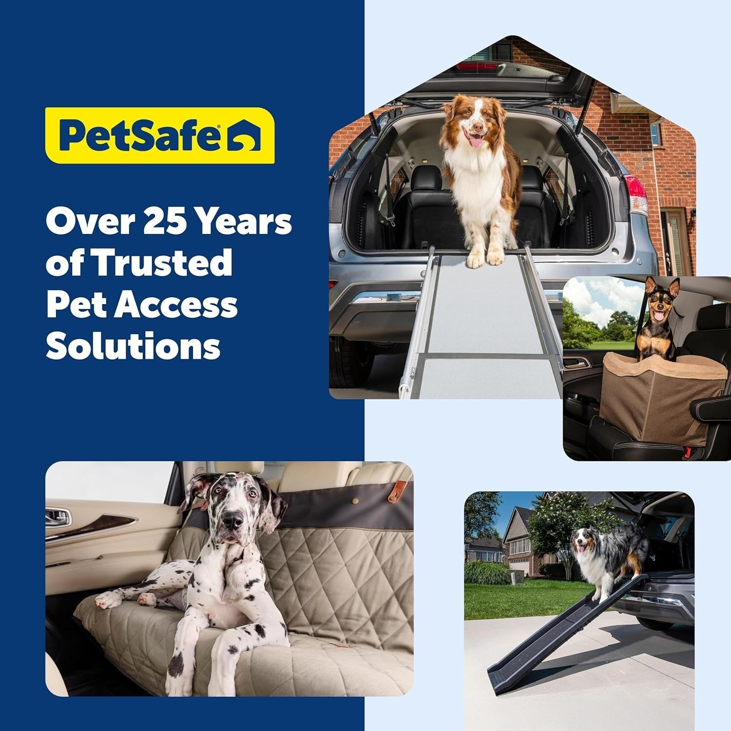 Dog Car Booster Seat Elevated Pet Travel Seat Safety Harness Medium Dog