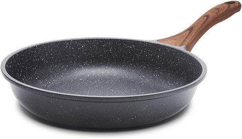 20cm Grey Non stick Frying Pan Granite Coating Skillet Cookware Induction Safe