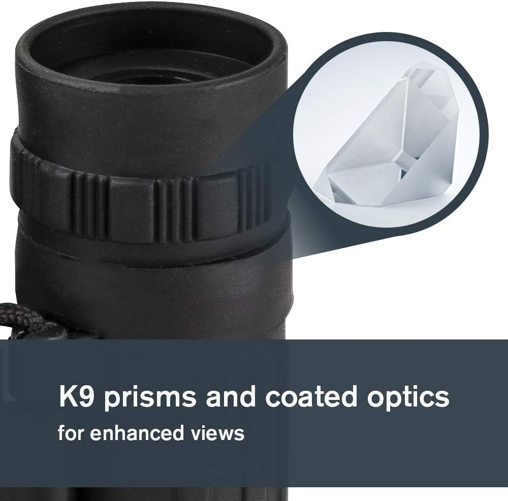 16x32 Compact Binoculars High Power Waterproof Wide View for Travel Outdoors