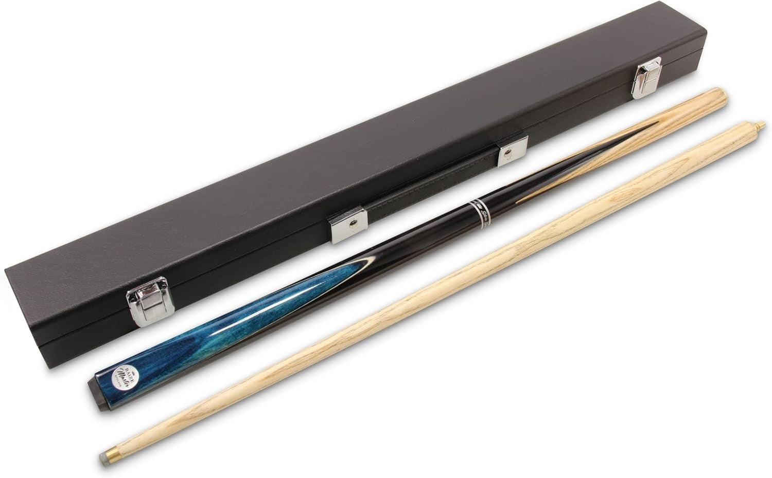48" Junior Snooker Pool Cue 9.5mm Tip Ash Shaft 2-Piece w/ Case