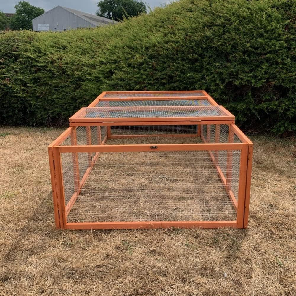 6ft Rabbit Run Outdoor Wooden Exercise Pen Large Secure Enclosure