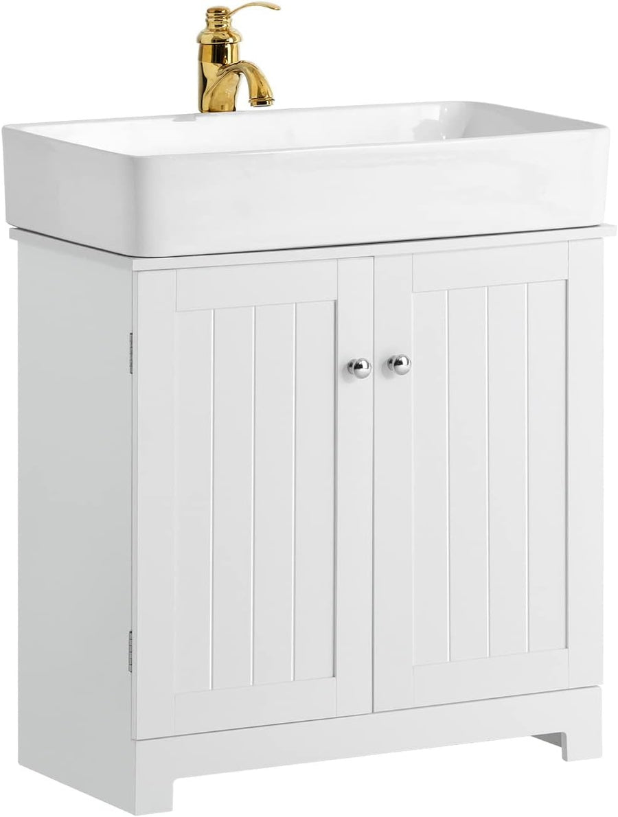 SoBuy Under Sink Bathroom Cabinet – Bathroom Storage Unit with Doors and Adjusta