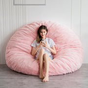 180x180cm Bean Bag Sofa Bed | Plush Floor Chair Converts to Guest Bed