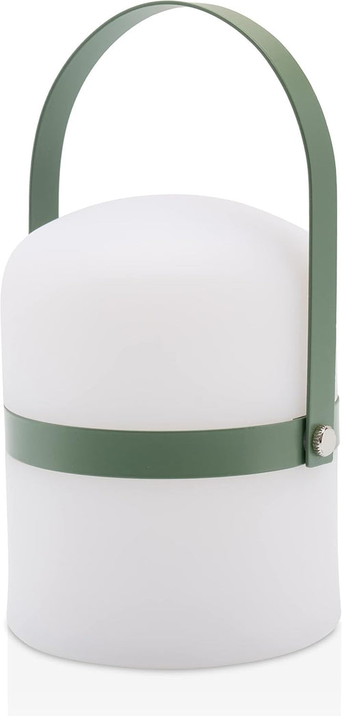 LED Lantern Grey 26.5cm Portable Rechargeable