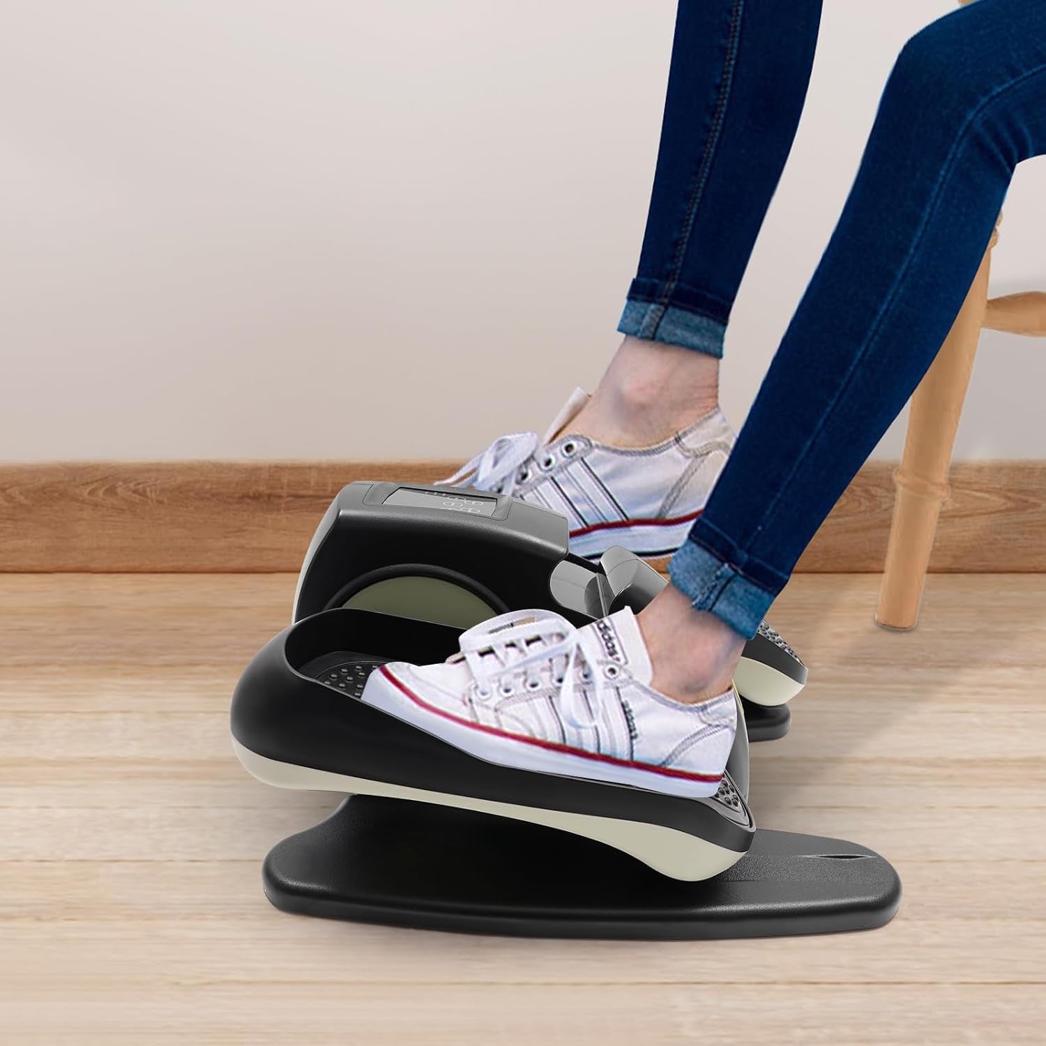 Under Desk Elliptical Machine Electric Seated Pedal Exerciser Remote Quiet