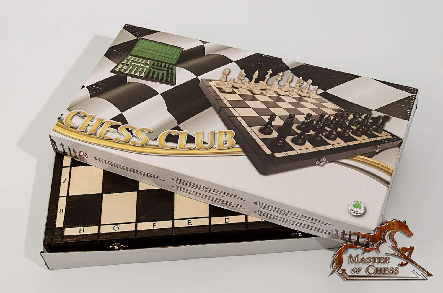 47cm Tournament Wooden Chess Set | Foldable Travel Board | Large Premium Pieces