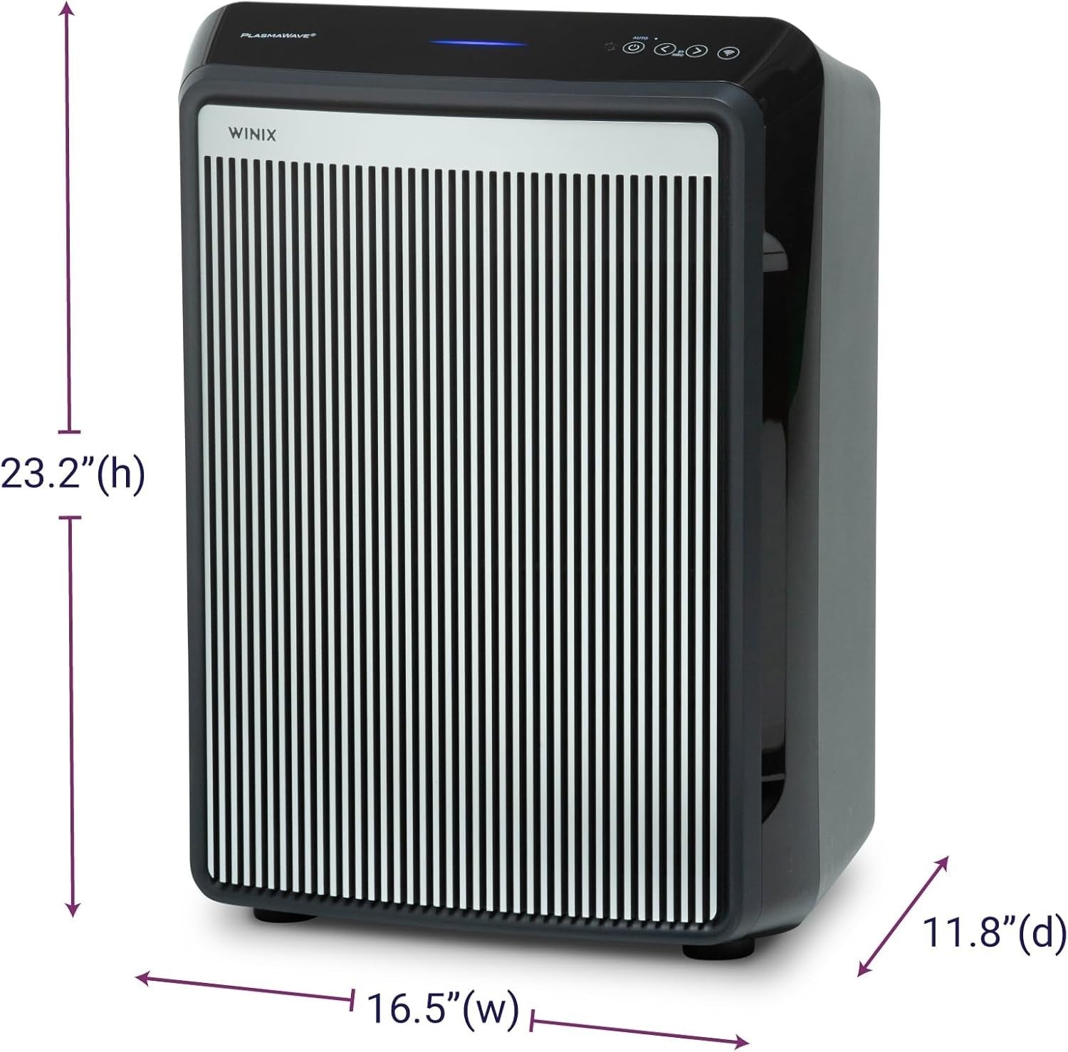 Smart HEPA Air Purifier WiFi PlasmaWave Large Room 500sqft Quiet